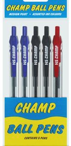 NS CHAMP BALL PEN 5's