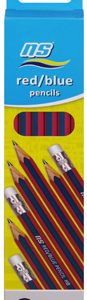 NS RED BLUE PENCIL 12's