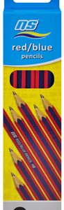 NS RED BLUE PENCIL 12's