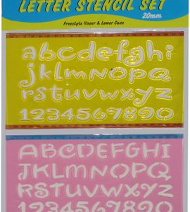 NS LETTER STENCIL SET 20mm
