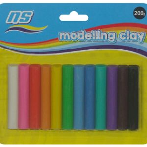 NS MODELLING CLAY 200g 12's