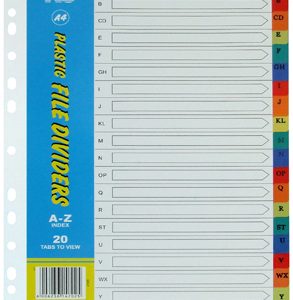 NS A4 FILE DIVIDERS