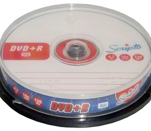 SCRIPTO DVD+R 10's