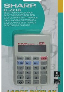 SHARP EL-231LB CALCULATOR