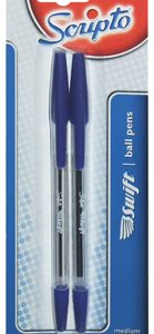 SCRIPTO SWIFT BALL PEN 2's