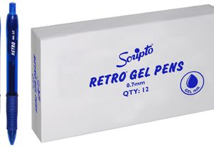 SCRIPTO RETRO GEL PEN 12's