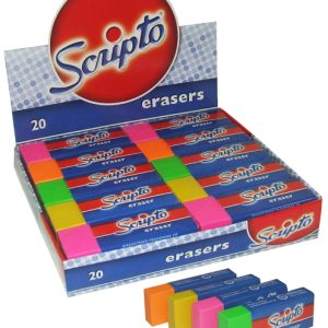 SCRIPTO FLUO ERASER 20's