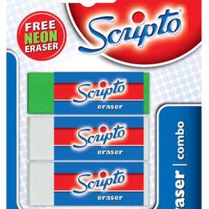 SCRIPTO ERASER COMBO 2 + 1 FREE