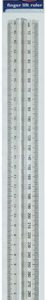 SCRIPTO CLEAR FINGER LIFT RULER 300mm