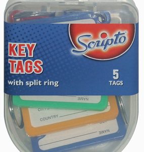 SCRIPTO KEY TAGS 5's