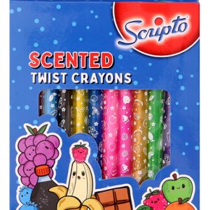 SCRIPTO SCENTED TWIST CRAYONS 12's