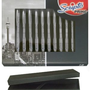 SCRIPTO PRIME STYLUS BALL PEN 12's