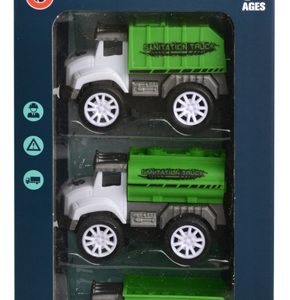 PULL BACK CITY TRUCK 3PC