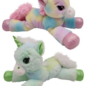36CM MULTICOLOUR UNICORN