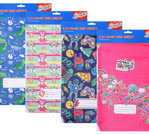 SCRIPTO A4 PRE-CUT BOOK JACKETS 5's