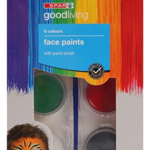 SPAR GOOD LIVING FACE PAINT 6's