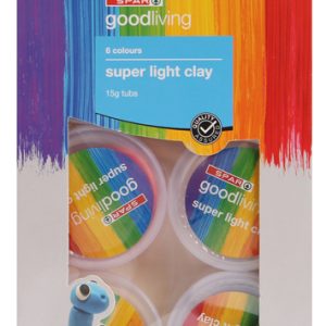 SPAR GOOD LIVING SUPER LIGHT CLAY 6's
