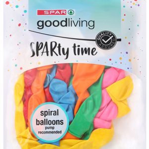 SPAR GOOD LIVING SPIRAL BALLOONS 12's