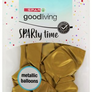 SPAR GOOD LIVING LARGE METALLIC BALLOONS 8's