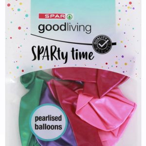 SPAR GOOD LIVING LARGE PEARLISED BALLOONS 8's