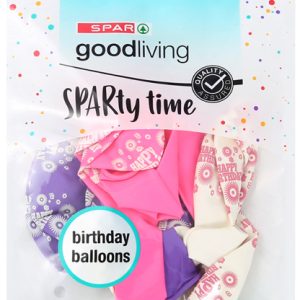 SPAR GOOD LIVING BIRTHDAY BALLOONS 8's
