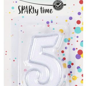 SPAR GOOD LIVING NUMBER CANDLE 5