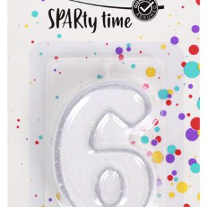 SPAR GOOD LIVING NUMBER CANDLE 6