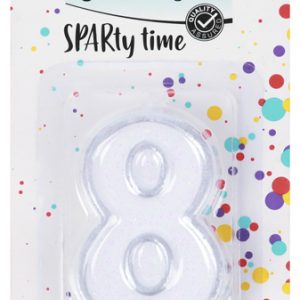 SPAR GOOD LIVING NUMBER CANDLE 8