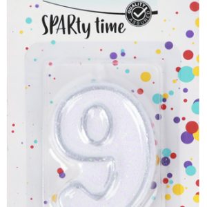 SPAR GOOD LIVING NUMBER CANDLE 9