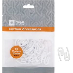 HS CURTAIN HOOKS 50's