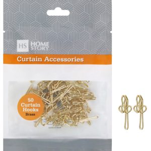 HS CURTAIN HOOKS 50's