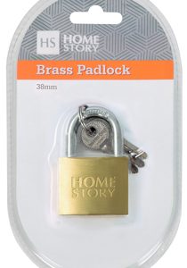HS BRASS PADLOCK 38mm
