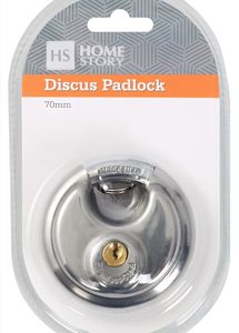HS STAINLESS STEEL DISCUS LOCK 70mm