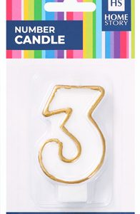 HS NUMBER CANDLE 3