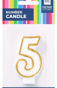 HS NUMBER CANDLE 5