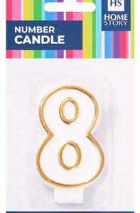 HS NUMBER CANDLE 8