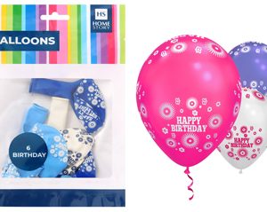 HS BIRTHDAY BALLOONS 6's