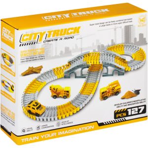 FLEXIBLE CAR TRACK SET