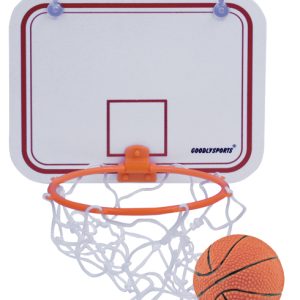 BASKETBALL NET AND BALL