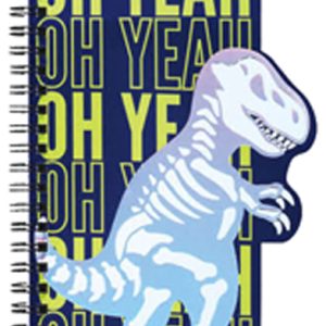 CAMO DINO SPIRAL SOFT COVER NOTEBOOK