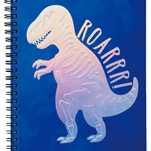 CAMO DINO SPIRAL SOFT COVER NOTEBOOK