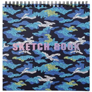 CAMO DINO HARD COVER SKETCH BOOK