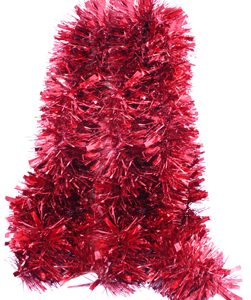 2Mx10CM 6PLY TINSEL RED