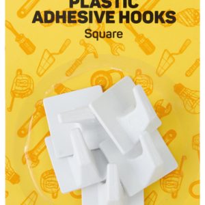 PnP DIY PLASTIC ADHESIVE HOOKS 5's