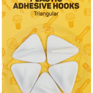 PnP DIY PLASTIC ADHESIVE HOOKS 5's