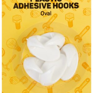 PnP DIY PLASTIC ADHESIVE HOOKS 5's