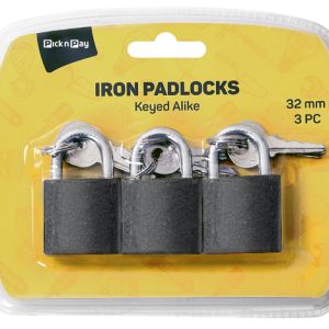PnP DIY IRON PADLOCK 32mm 3's