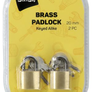 PnP DIY BRASS PADLOCK 20mm 2's